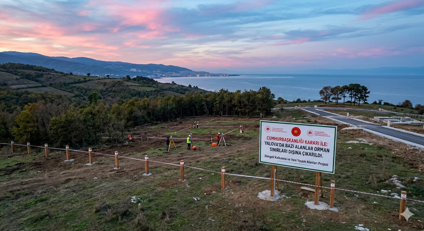 CUMHURBAŞKANI KARARI İLE 21 İLDE ORMAN SINIRLARI DEĞİŞTİ.. YALOVA’DA LİSTEDE!