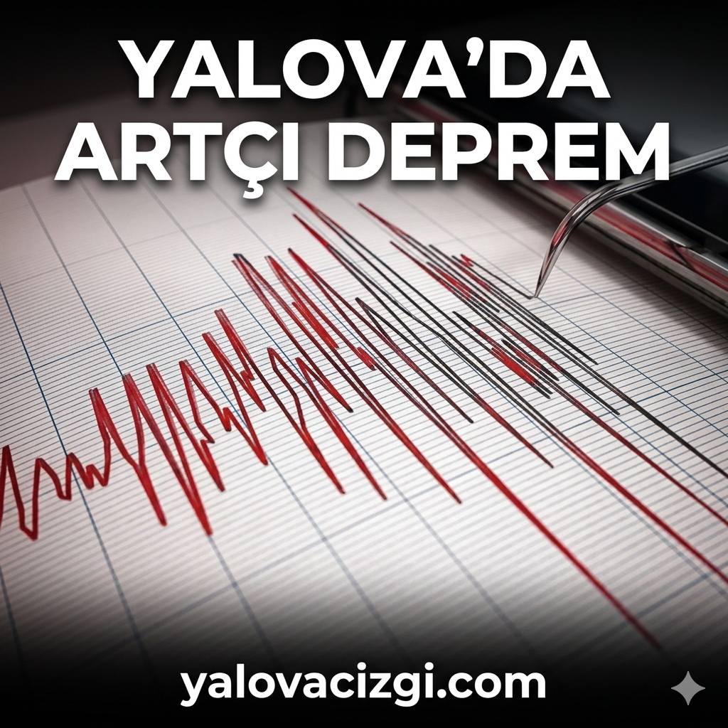 YALOVA’DA GECE SAATLERİNDE İKİ ARTÇI DEPREM MEYDANA GELDİ