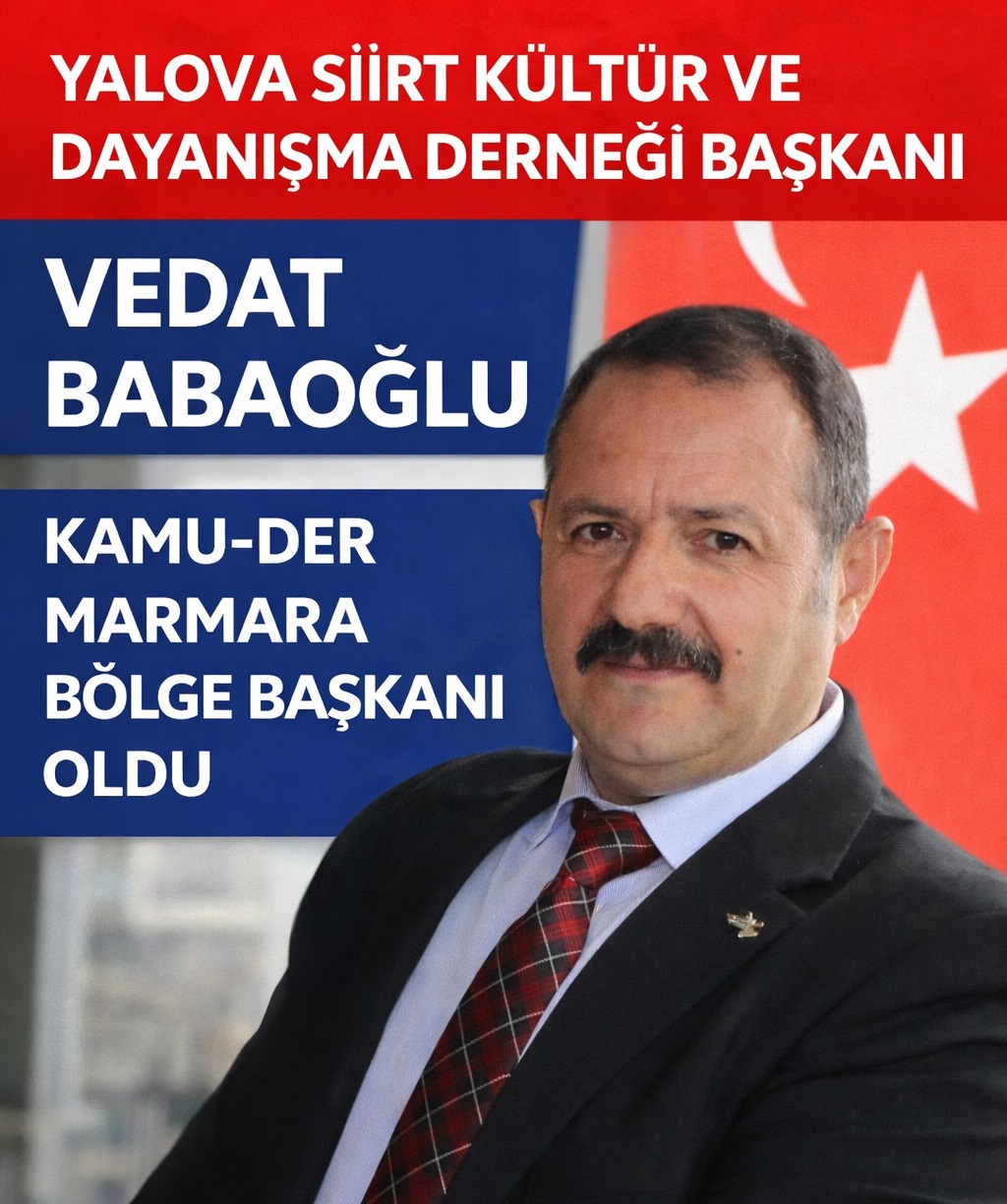 BABAOĞLU, KAMU-DER MARMARA BÖLGE BAŞKANLIĞI GÖREVİNE ATANDI
