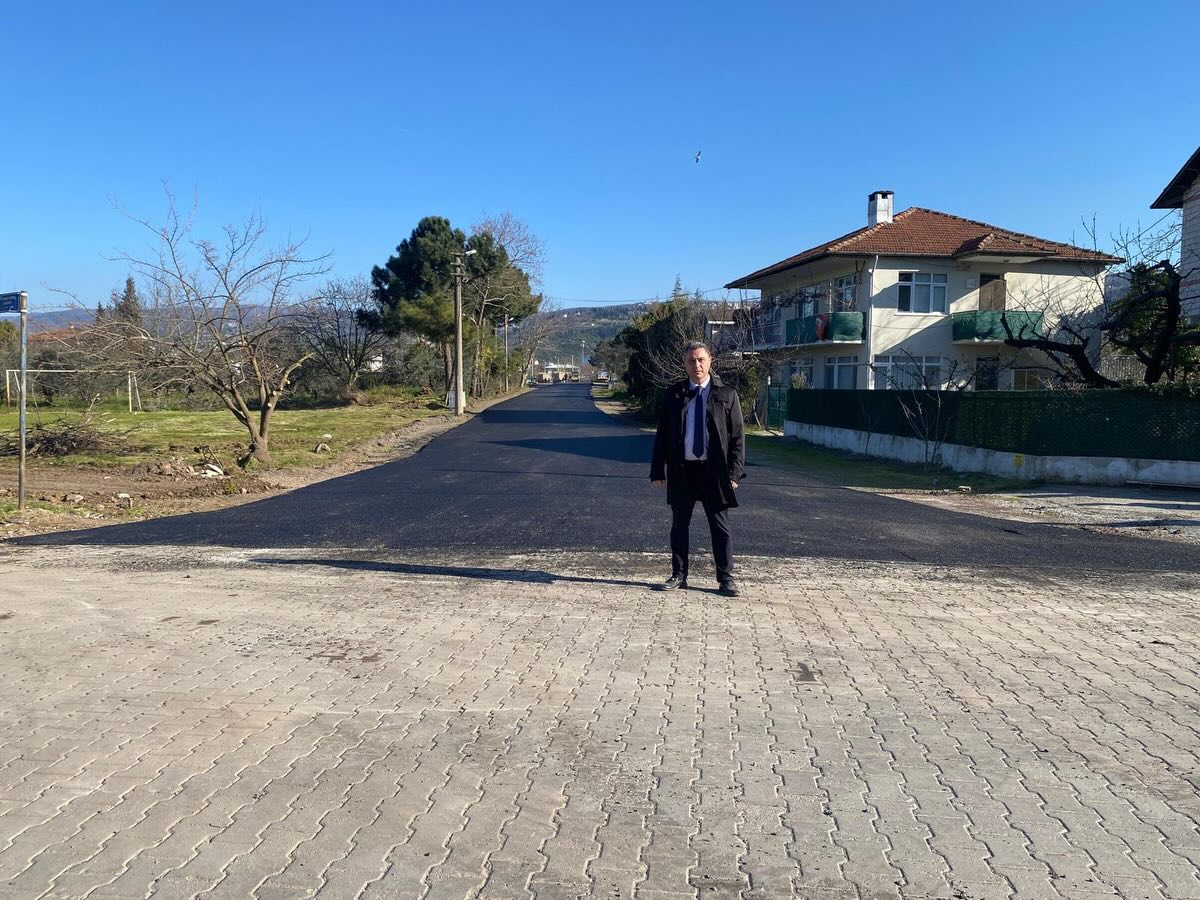 KAYTAZDERE’DE CADDE VE SOKAKLAR ASFALTLANDI