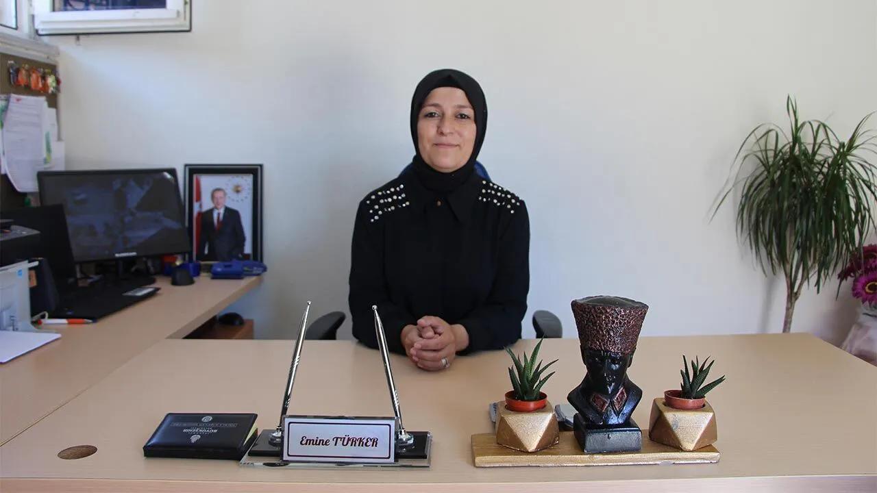 43 KÖYÜN TEK KADIN MUHTARI GEYİKDERE’DE