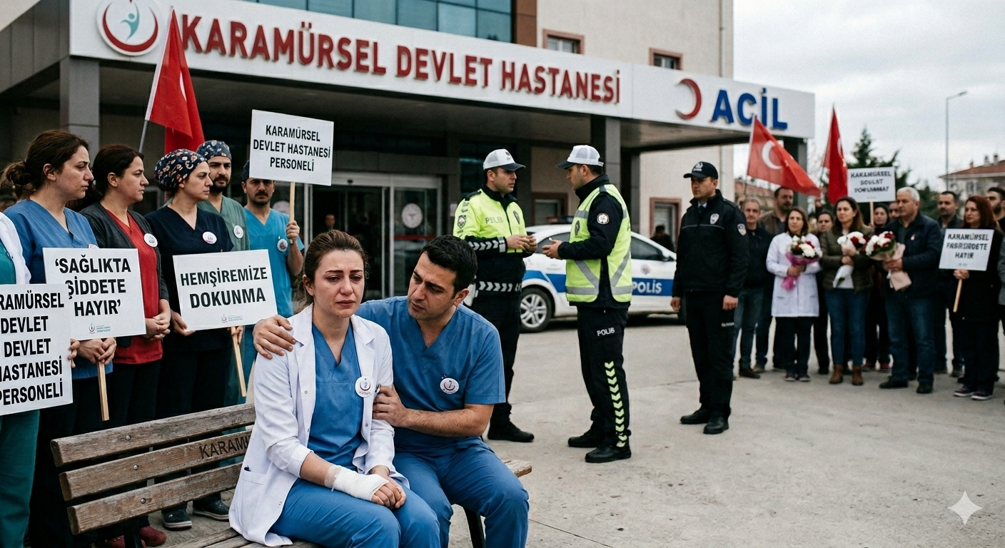 KARAMÜRSEL DEVLET HASTANESİ’NDE HEMŞİRELERE SALDIRI!
