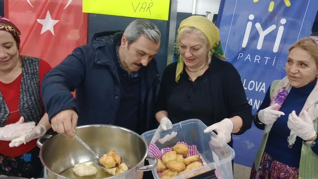 İYİ PARTİ’DEN PAZARDA “PİŞİ ŞENLİĞİ”