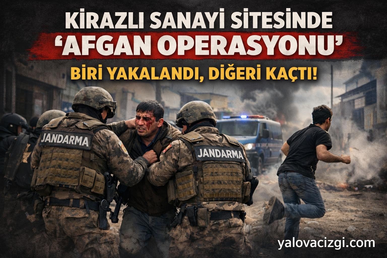 KİRAZLI SANAYİ SİTESİNDE “AFGAN OPERASYONU”