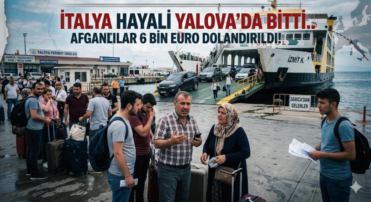 AFGANLARIN AVRUPA HAYALİ YALOVA'DA SON BULDU!