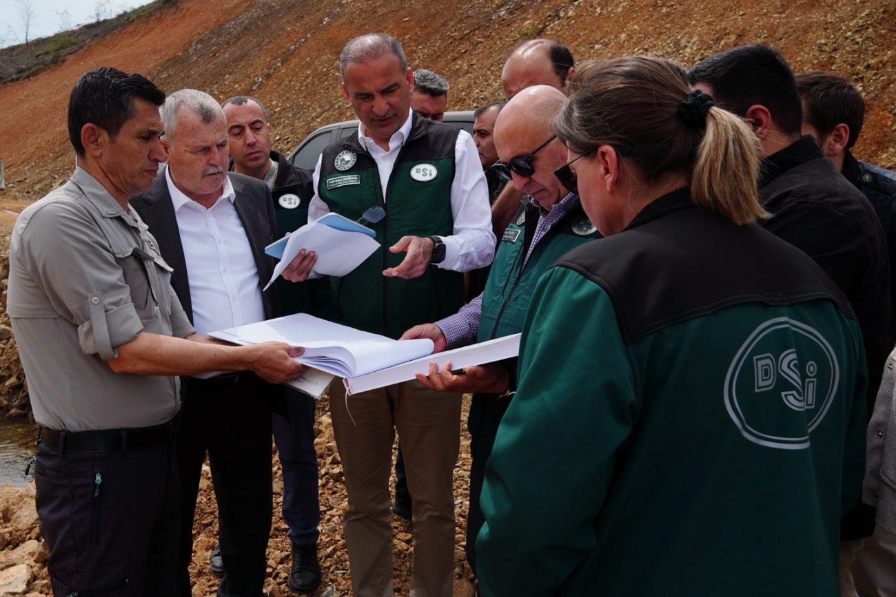 5 MİLYON METREKÜPLÜK YENİ BARAJDA ÇALIŞMALAR SÜRÜYOR