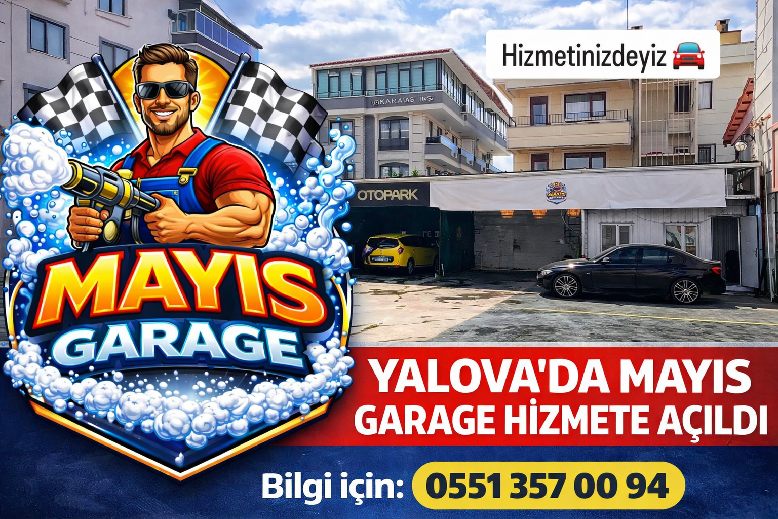 YALOVA’DA MAYIS GARAGE HİZMETE AÇILDI