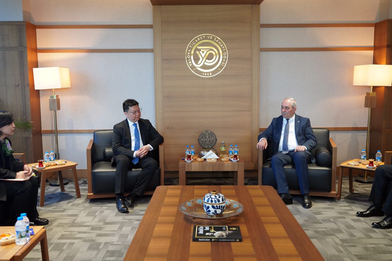 ÇİN İSTANBUL BAŞKONSOLOSU WEİ XİAODONG’DAN YTSO’YA ZİYARET