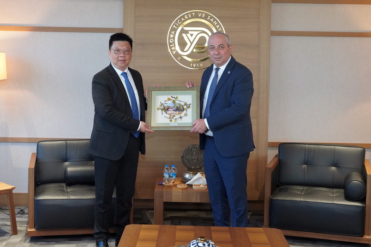 ÇİN İSTANBUL BAŞKONSOLOSU WEİ XİAODONG’DAN YTSO’YA ZİYARET