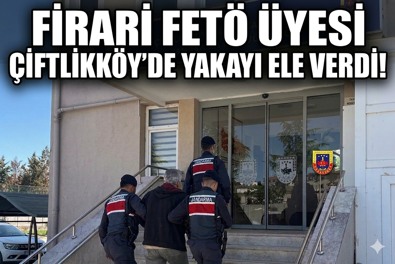 FİRARİ FETÖ HÜKÜMLÜSÜ ÇİFTLİKKÖY’DE YAKALANDI