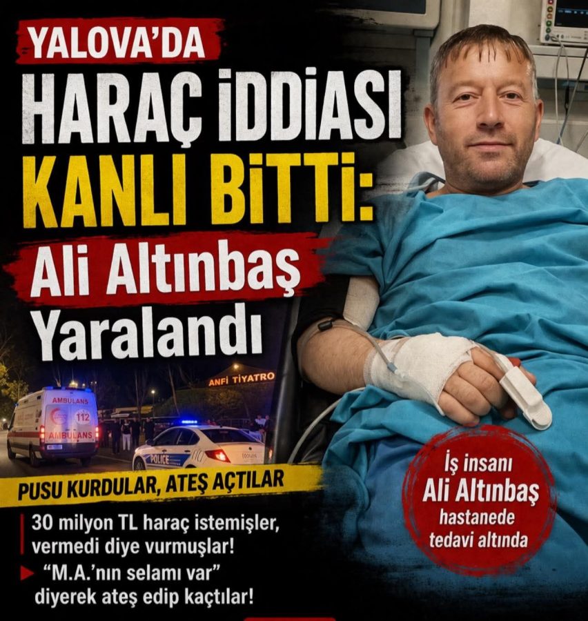 ŞEHRİN MERKEZİNDE SİLAHLI SALDIRI: İŞ İNSANI YARALANDI, HARAÇ İDDİASI GÜNDEMDE!