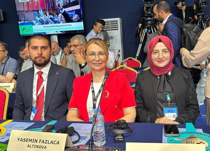 FAZLACA’DAN, UCLG’DE GÖREV ALAN BAŞKAN ALTAY’A TEBRİK