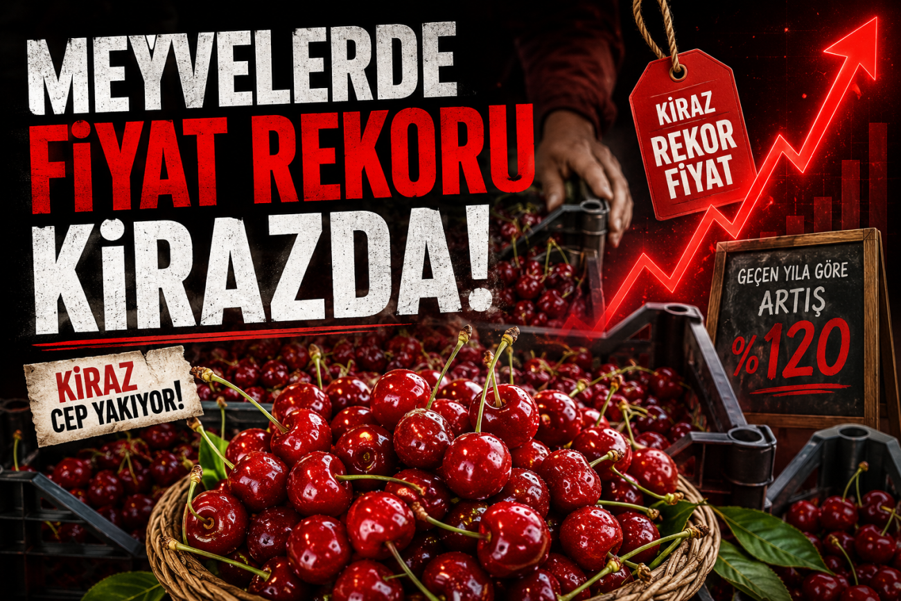 KİRAZIN KİLOSU ALDI BAŞINI GİDİYOR! 1 KİRAZIN KİLOSU ALDI BAŞINI GİDİYOR!