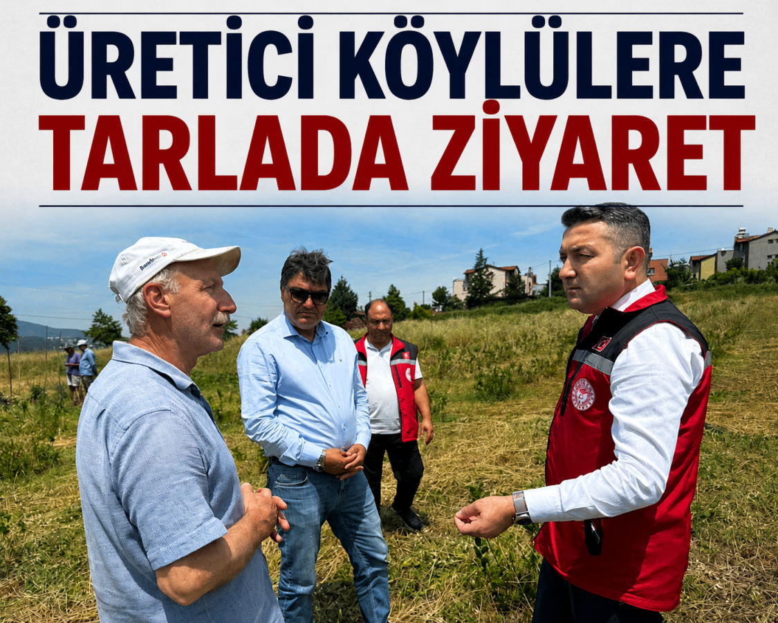 İL MÜDÜRÜ İLMEÇ, TARLADA ÇİFTÇİYLE BULUŞTU 2 İL MÜDÜRÜ İLMEÇ, TARLADA ÇİFTÇİYLE BULUŞTU