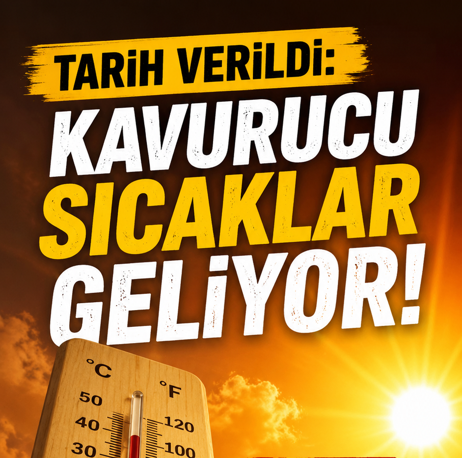 TARİH VERİLDİ: KAVURUCU SICAKLAR GELİYOR!