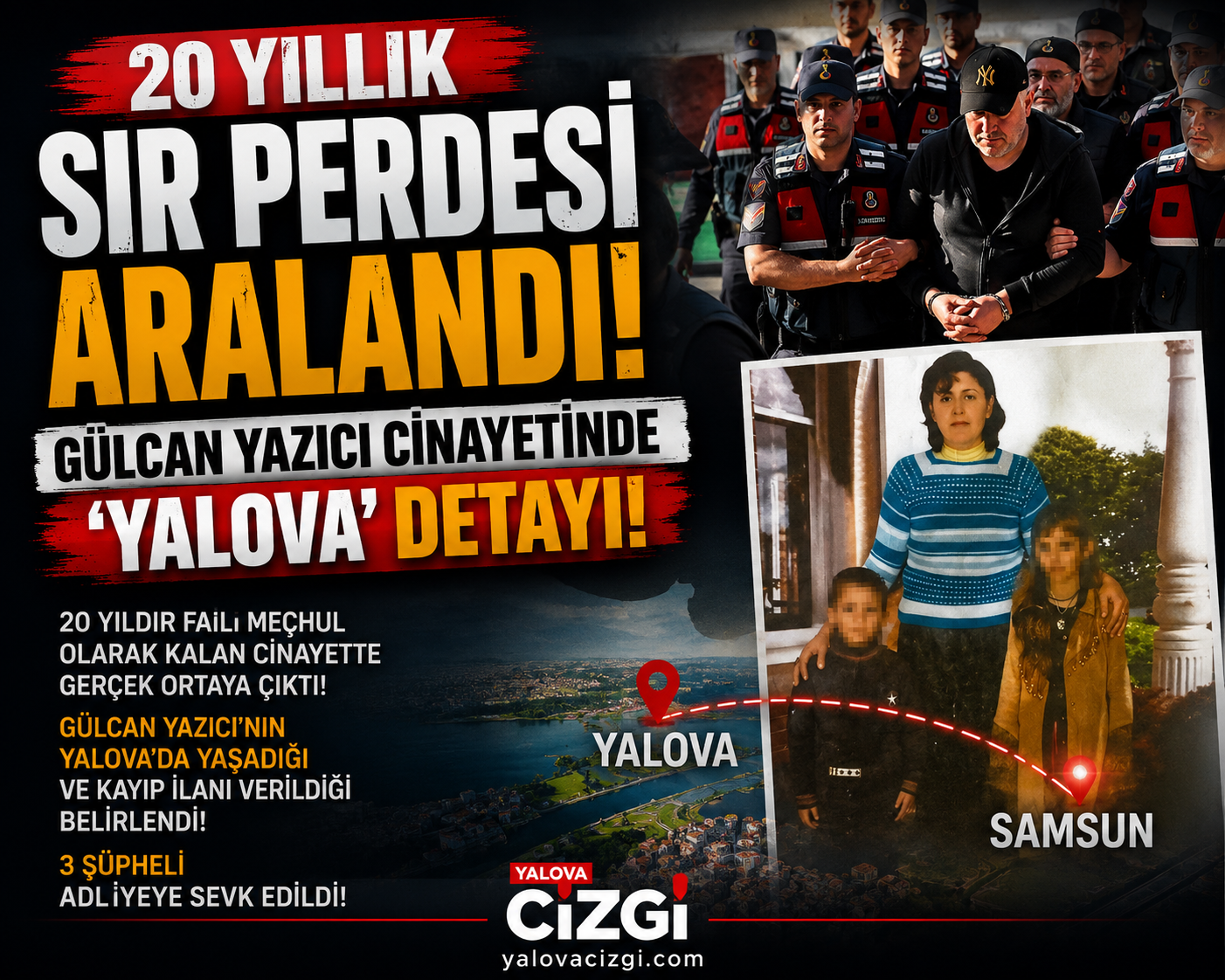 20 YILLIK SIR PERDESİ ARALANDI: GÜLEN YAZICI CİNAYETİNDE ‘YALOVA’ DETAYI!