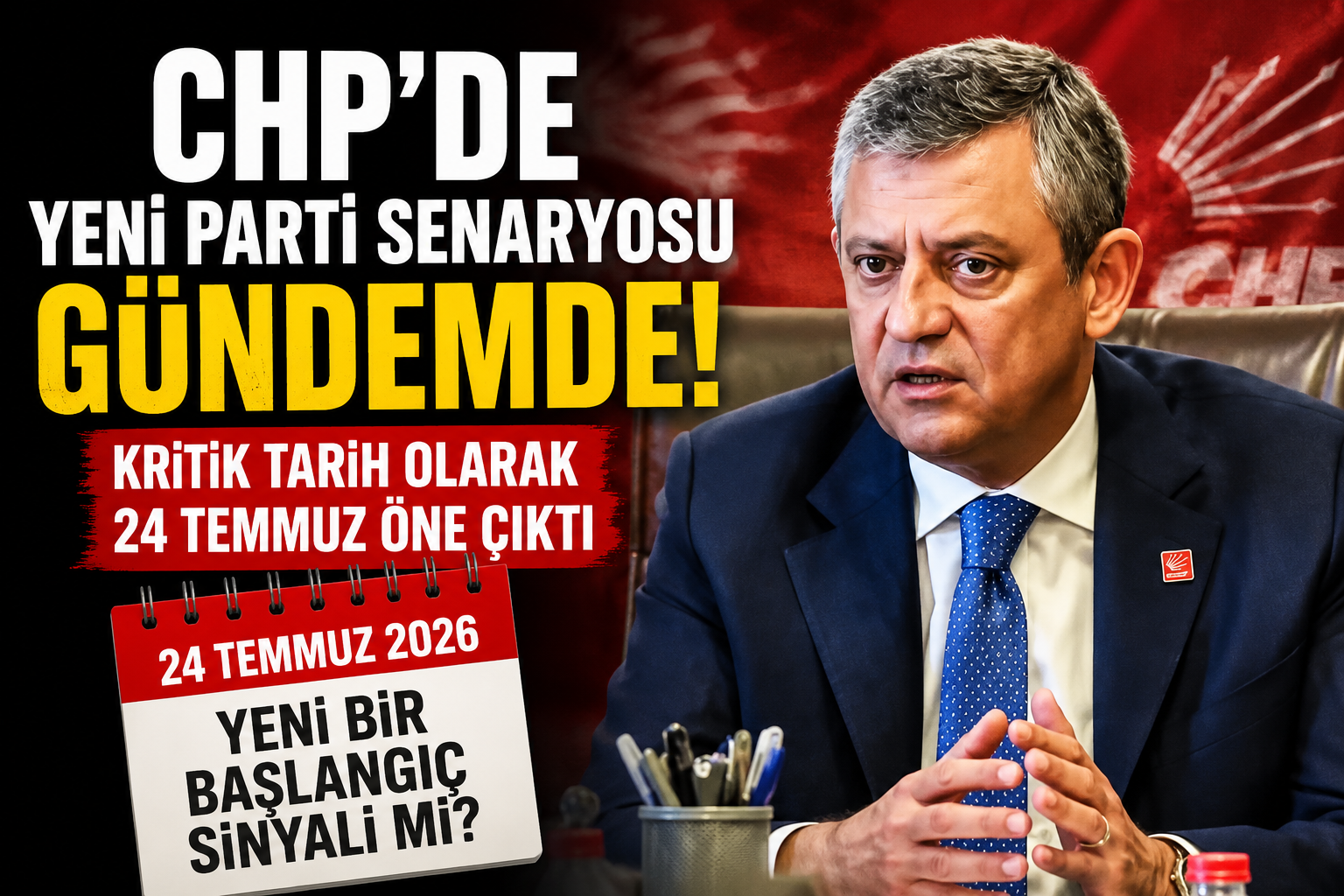 YENİ PARTİ İÇİN O TARİH İŞARET EDİLDİ!