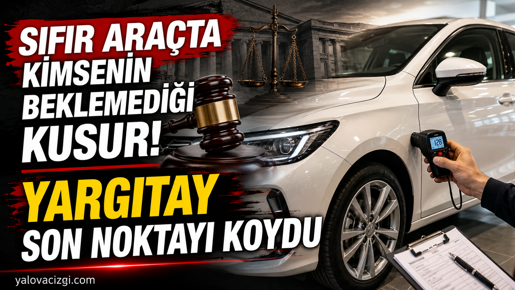 SIFIR ARAÇ ALANLAR DİKKAT! YARGITAY’DAN BOYA KUSURU İÇİN EMSAL KARAR