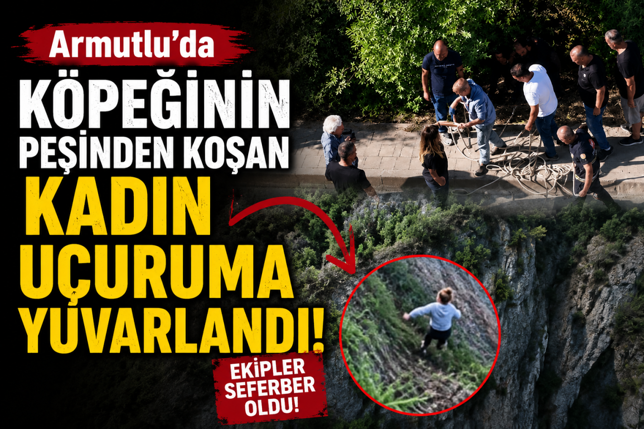KÖPEĞİNİN PEŞİNDEN GİTTİ, UÇURUMDAN YUVARLANDI! 1 KÖPEĞİNİN PEŞİNDEN GİTTİ, UÇURUMDAN YUVARLANDI!