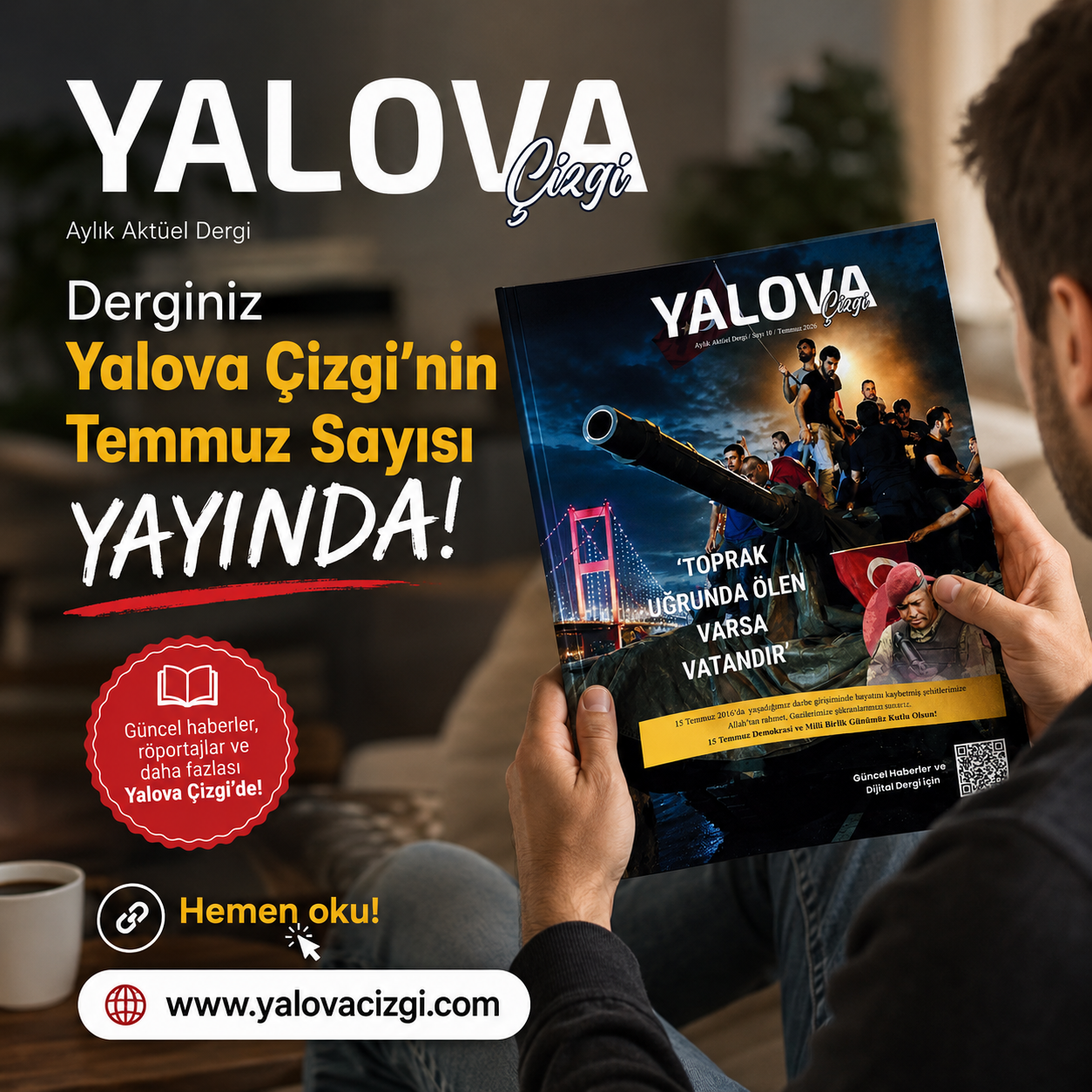 YALOVA ÇİZGİ DERGİSİNİN ‘TEMMUZ SAYISI’ YAYINDA