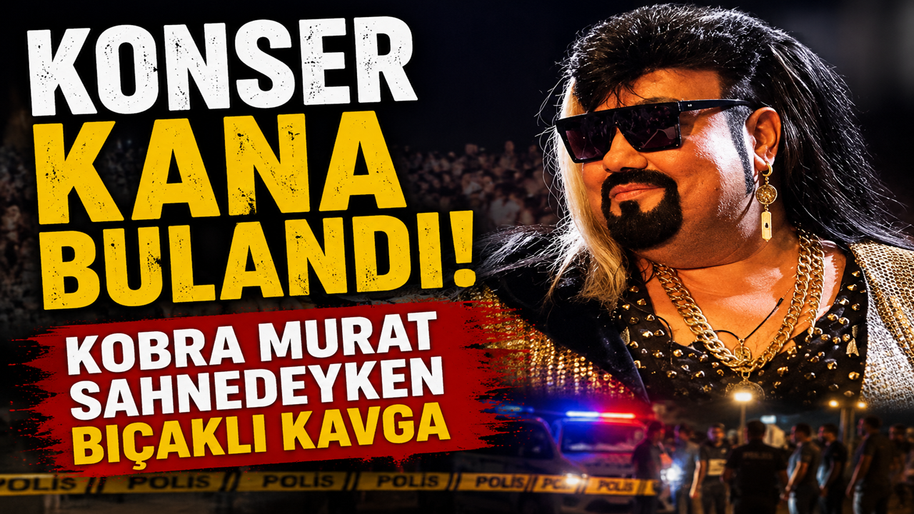 KARAMÜRSEL’DE KOBRA MURAT KONSERİNDE PANİK! FESTİVAL ALANINDA BIÇAKLI KAVGA!