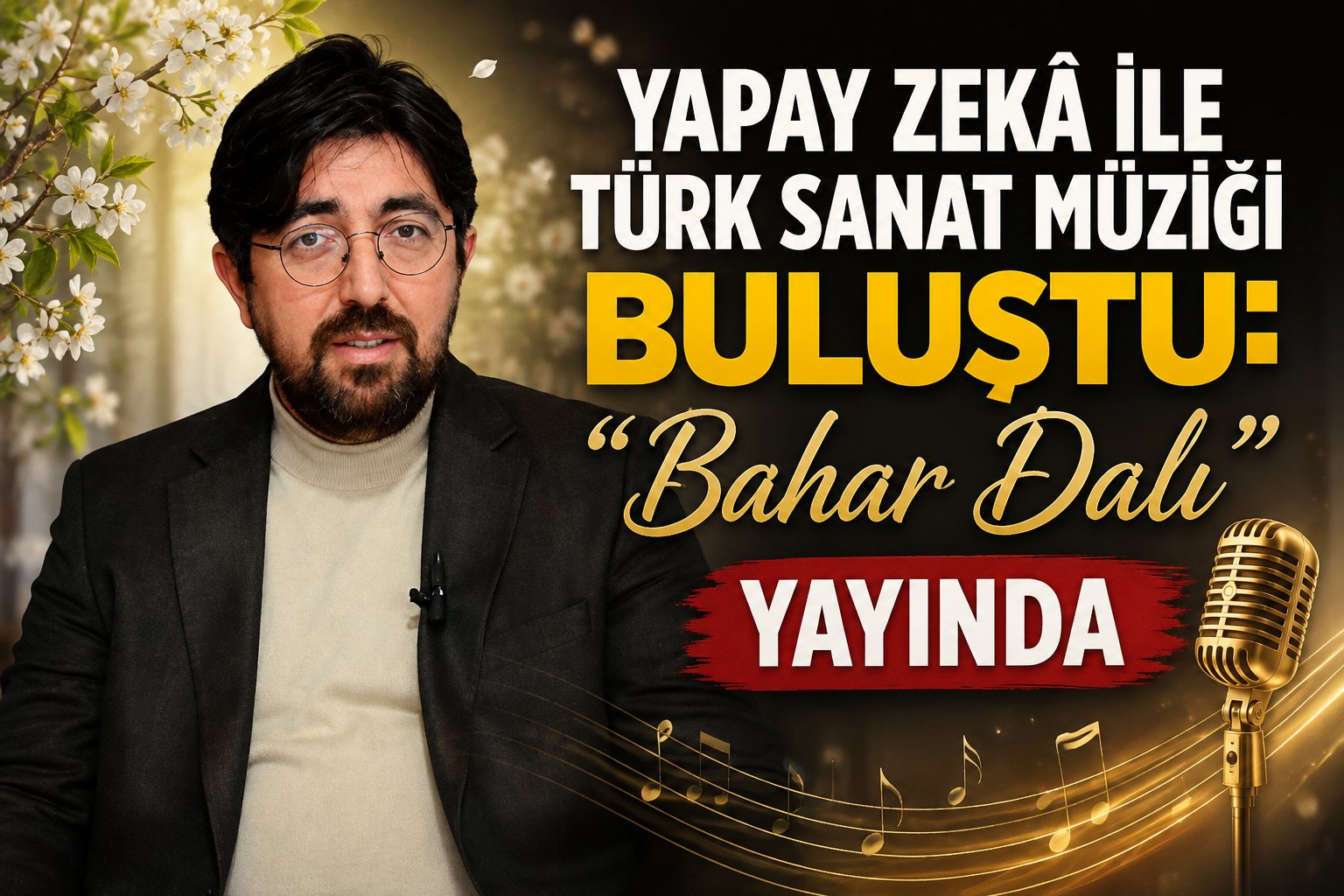 YAPAY ZEKÂ İLE TÜRK SANAT MÜZİĞİ BULUŞTU: “BAHAR DALI” YAYINDA