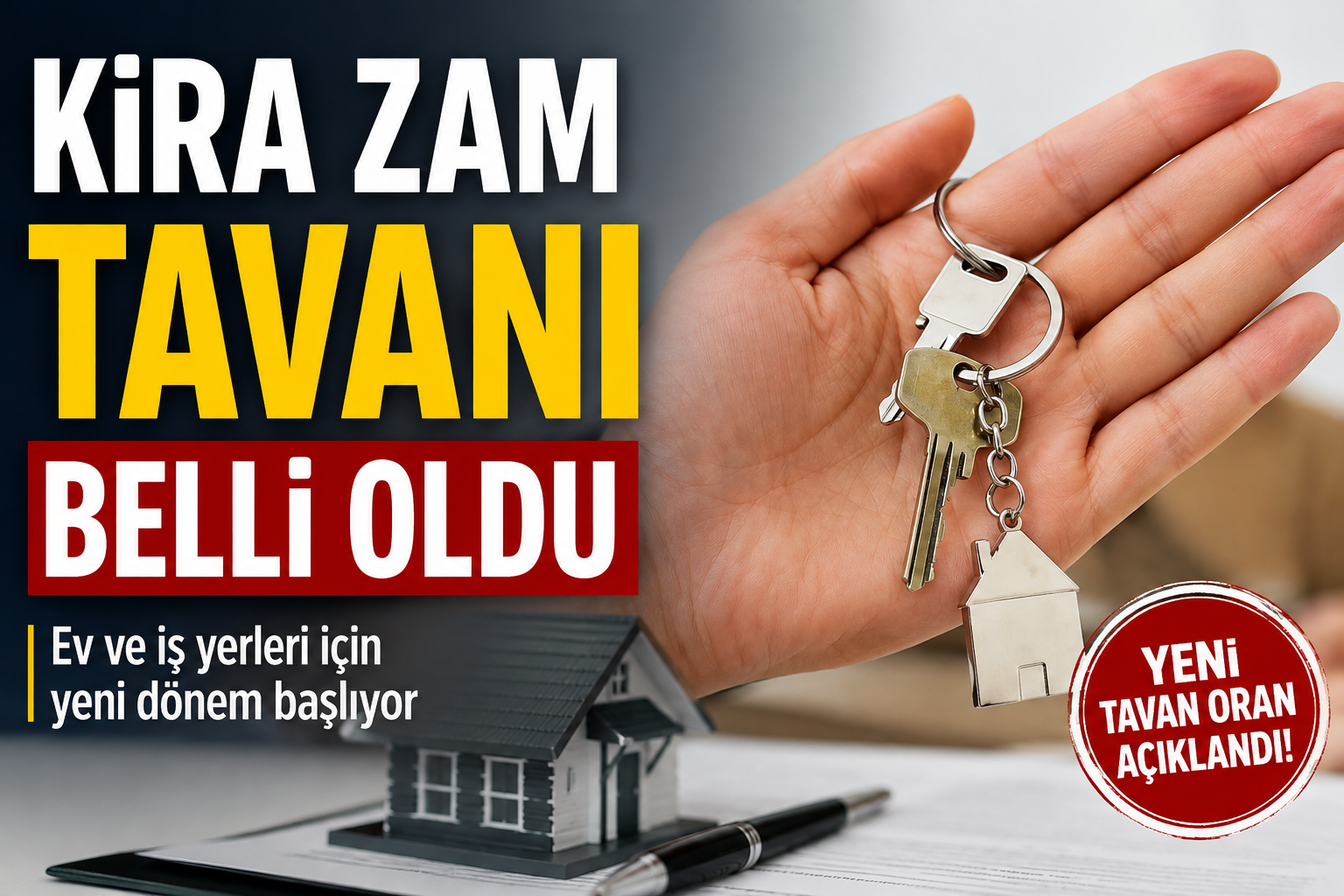 KİRA ZAM ORANI AÇIKLANDI! AĞUSTOS AYINDA EV VE İŞ YERLERİNDE UYGULANACAK TAVAN ARTIŞ ORANI 31,90 OLDU