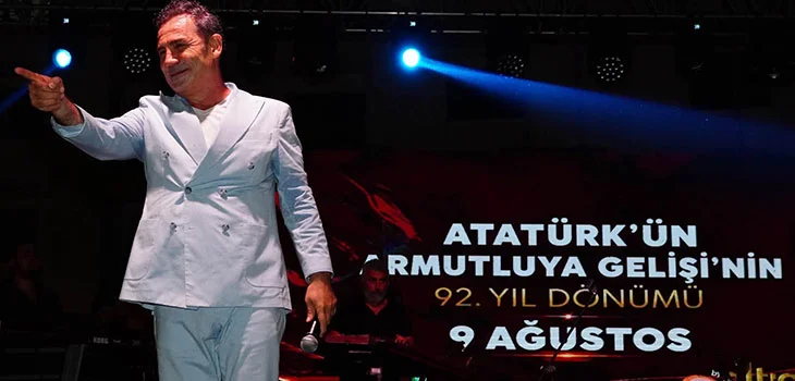 ATATÜRK’ÜN ARMUTLU’YA GELİŞİNİN 92. YIL DÖNÜMÜ COŞKUYLA KUTLANDI