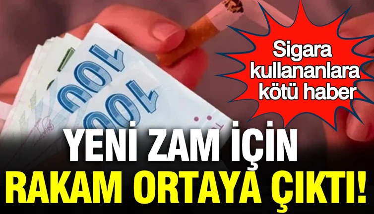 TİRYAKİLERE KÖTÜ HABER! SİGARAYA 10 TL ZAM GELDİ!