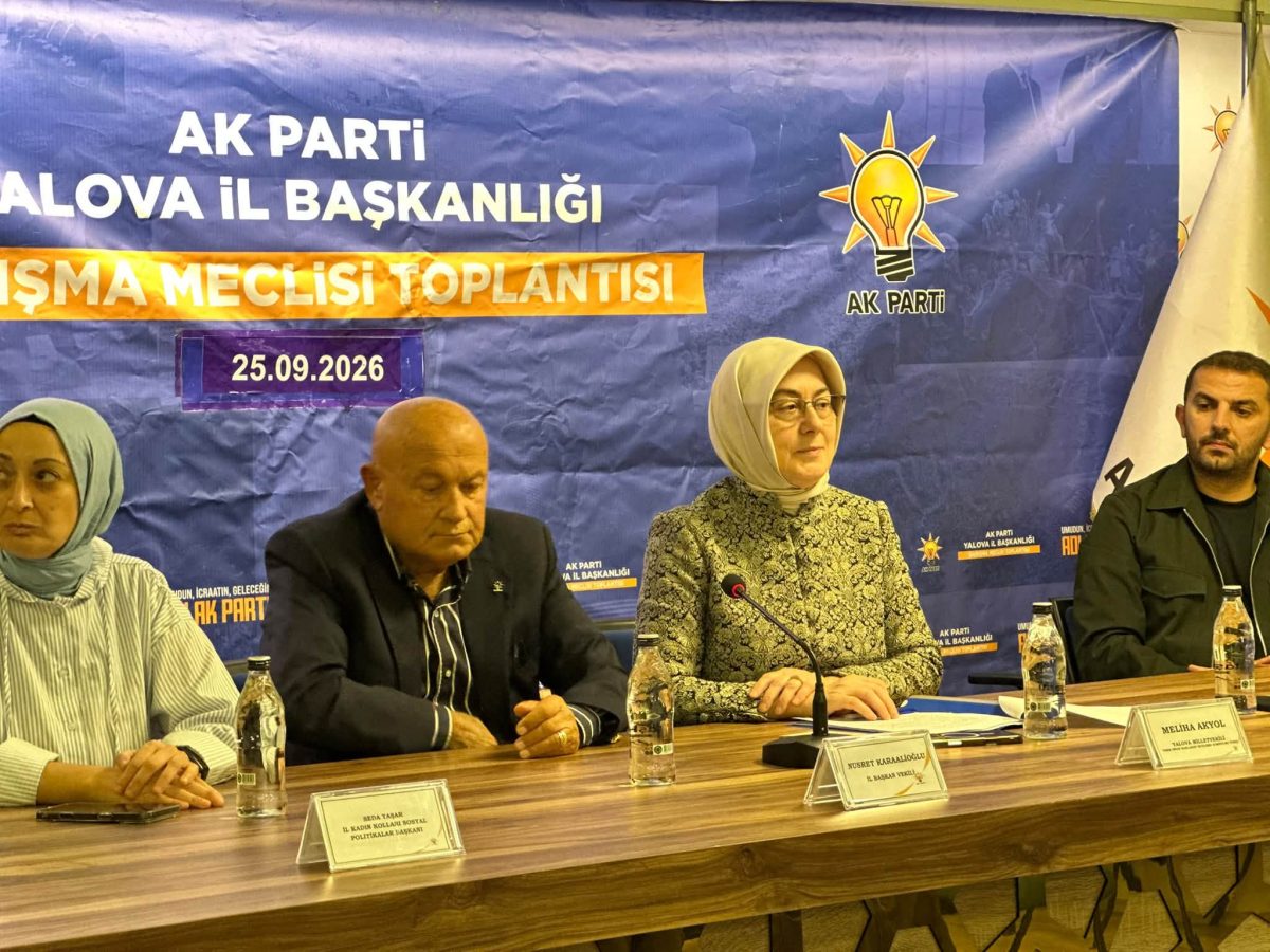 AK PARTİ YALOVA İL DANIŞMA KURULU TOPLANDI