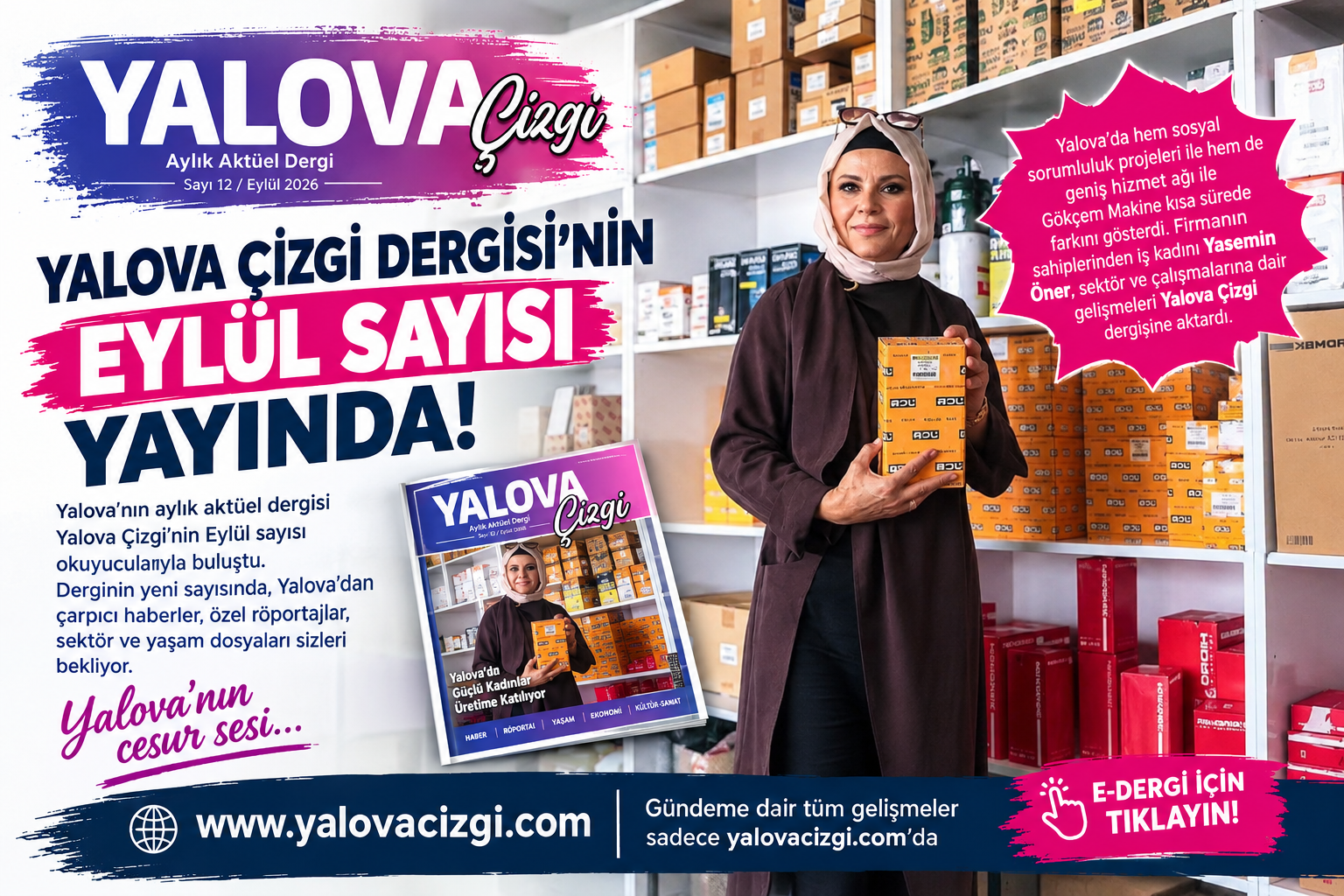 YALOVA ÇİZGİ’NİN EYLÜL SAYISI YAYINDA!