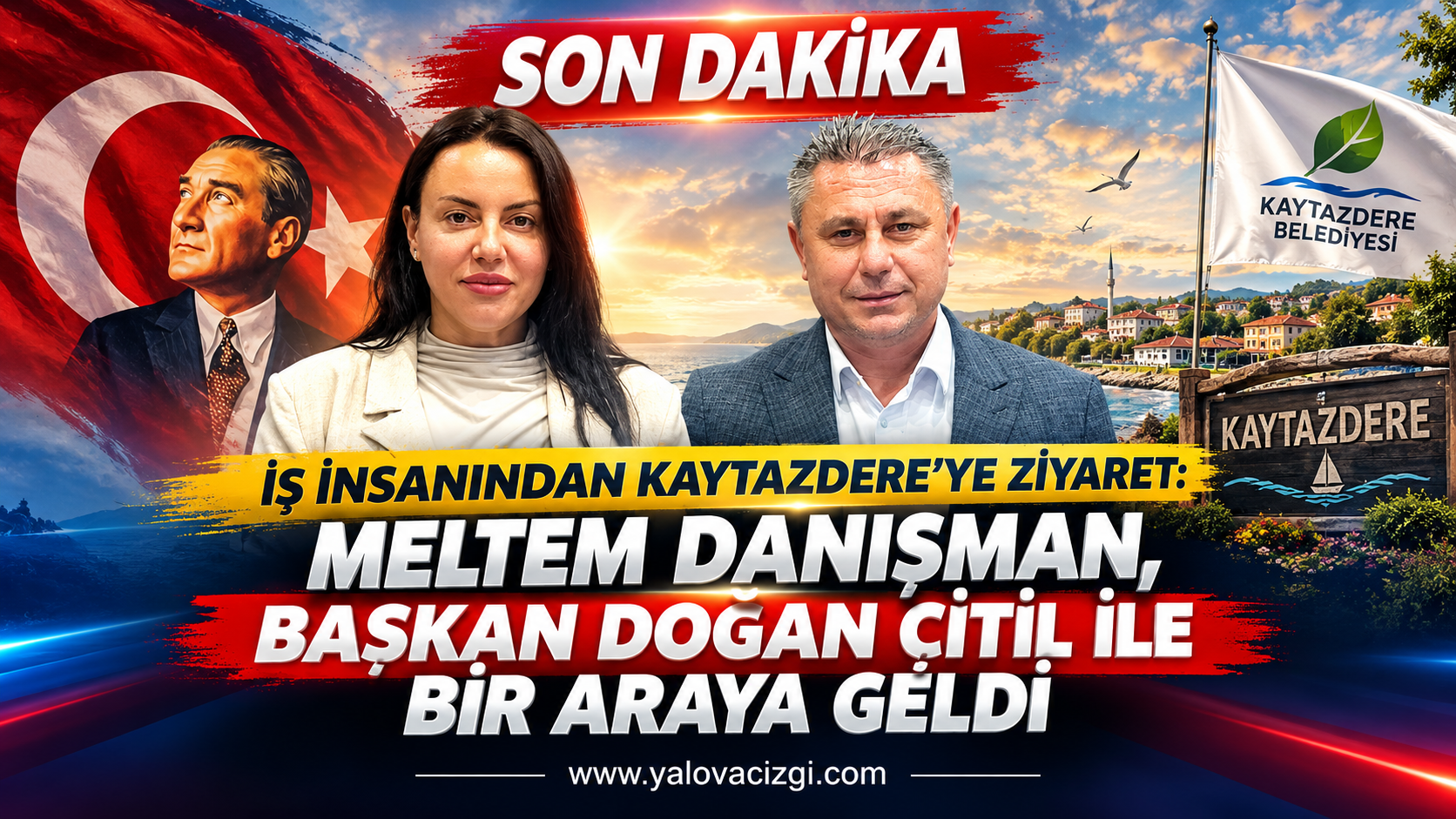 İş İnsanından Kaytazdere’ye Ziyaret: Meltem Danışman, Başkan Doğan Çitil ile Bir Araya Geldi