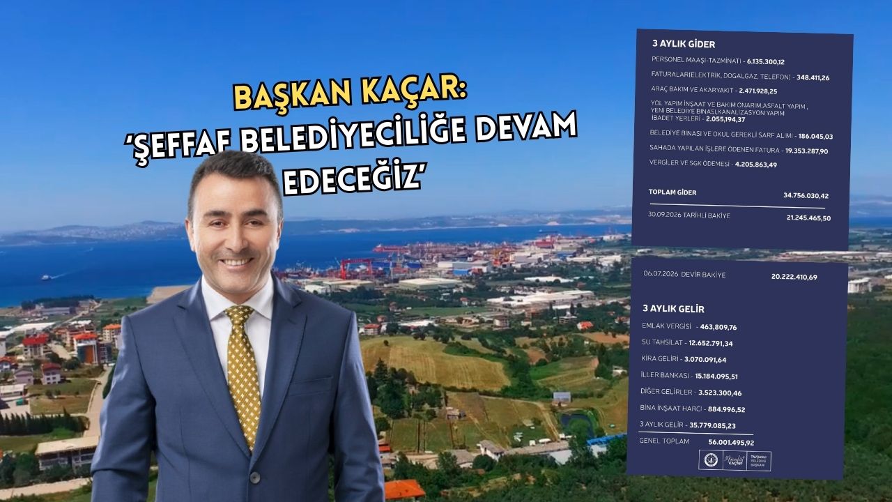 TAVŞANLI BELEDİYESİ GELİR-GİDER TABLOSUNU AÇIKLADI.. KAÇAR:“ŞEFFAFLIKTAN ÖDÜN VERMEYECEĞİZ”