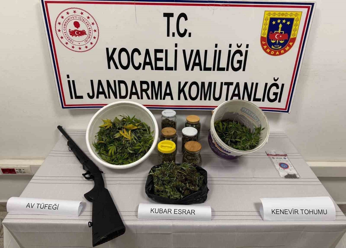 KARAMÜRSEL’DE JANDARMADAN UYUŞTURUCU OPERASYONU: 3,5 KİLO ESRAR ELE GEÇİRİLDİ!
